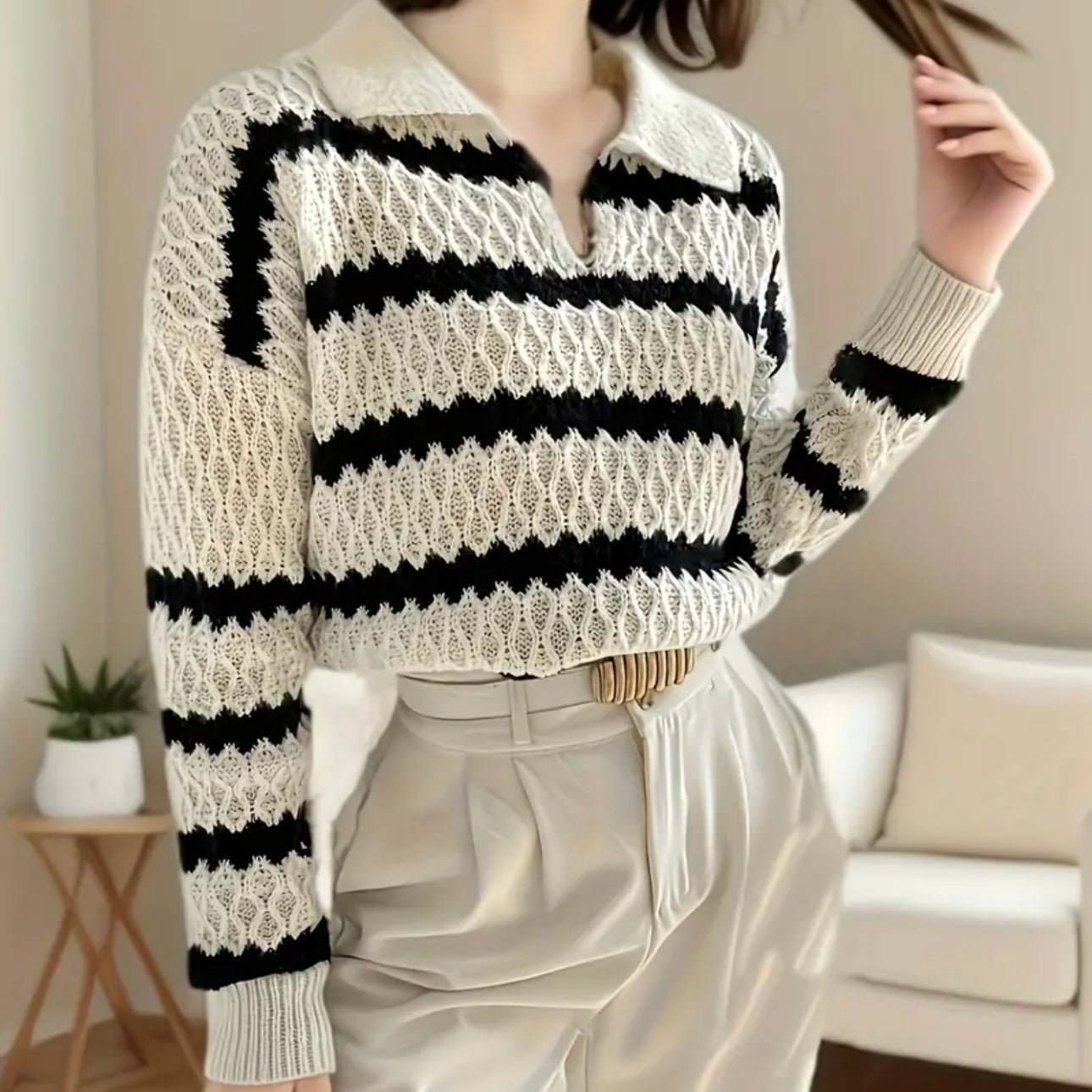 Polo-sweater