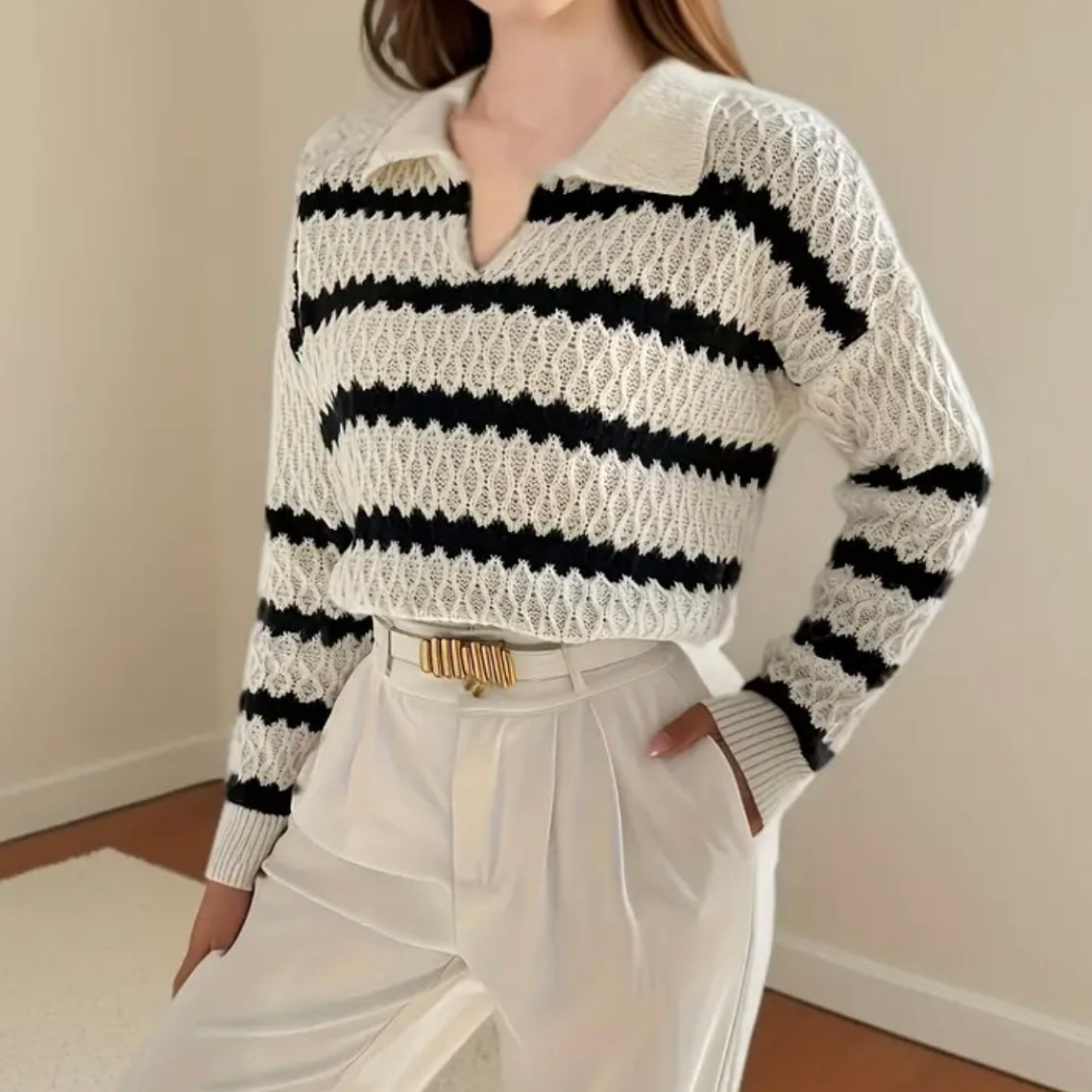 Polo-sweater